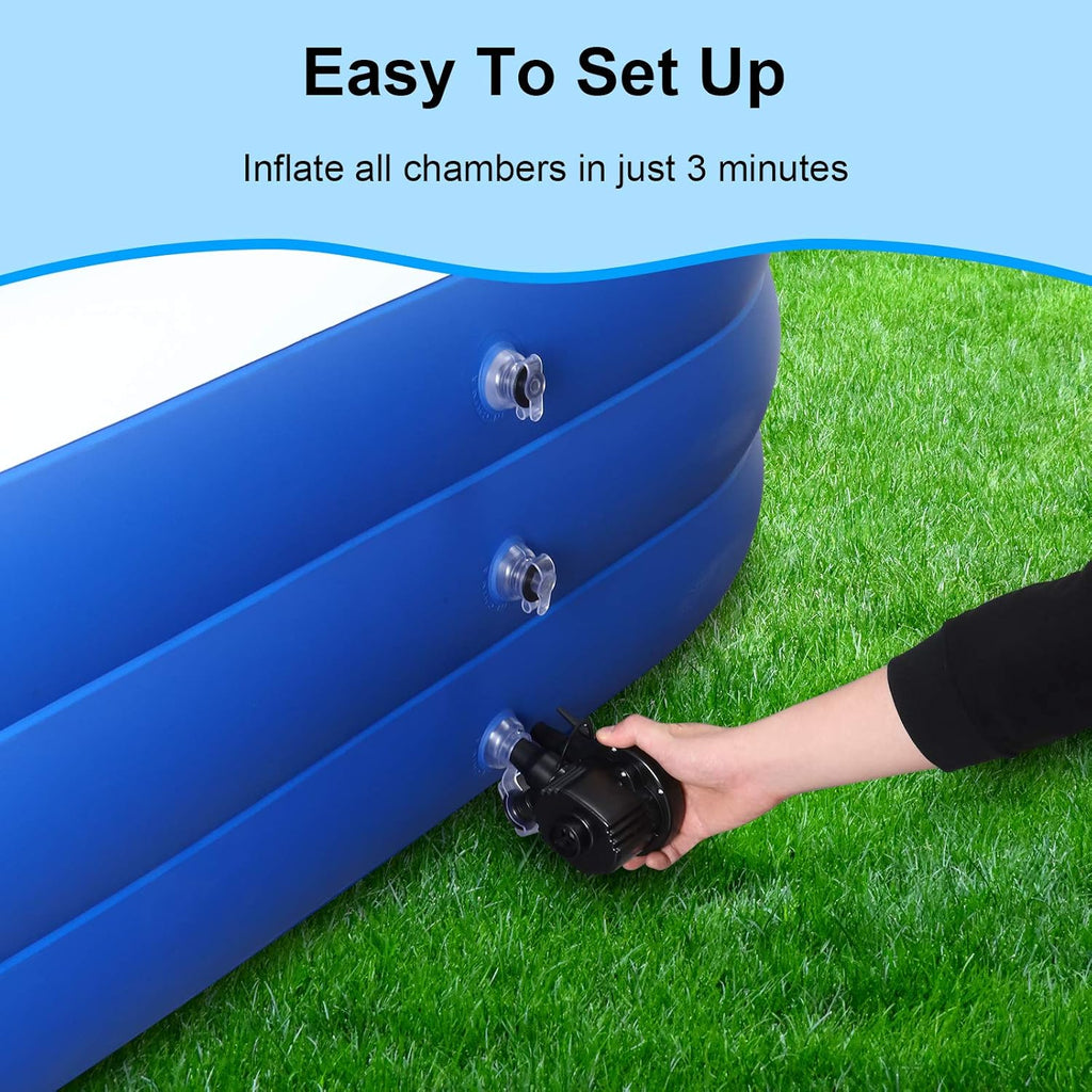 Inflatable Pool for Kids and Adults 120 X 72 X 22 Oversized Thickened Family Swimming Pool