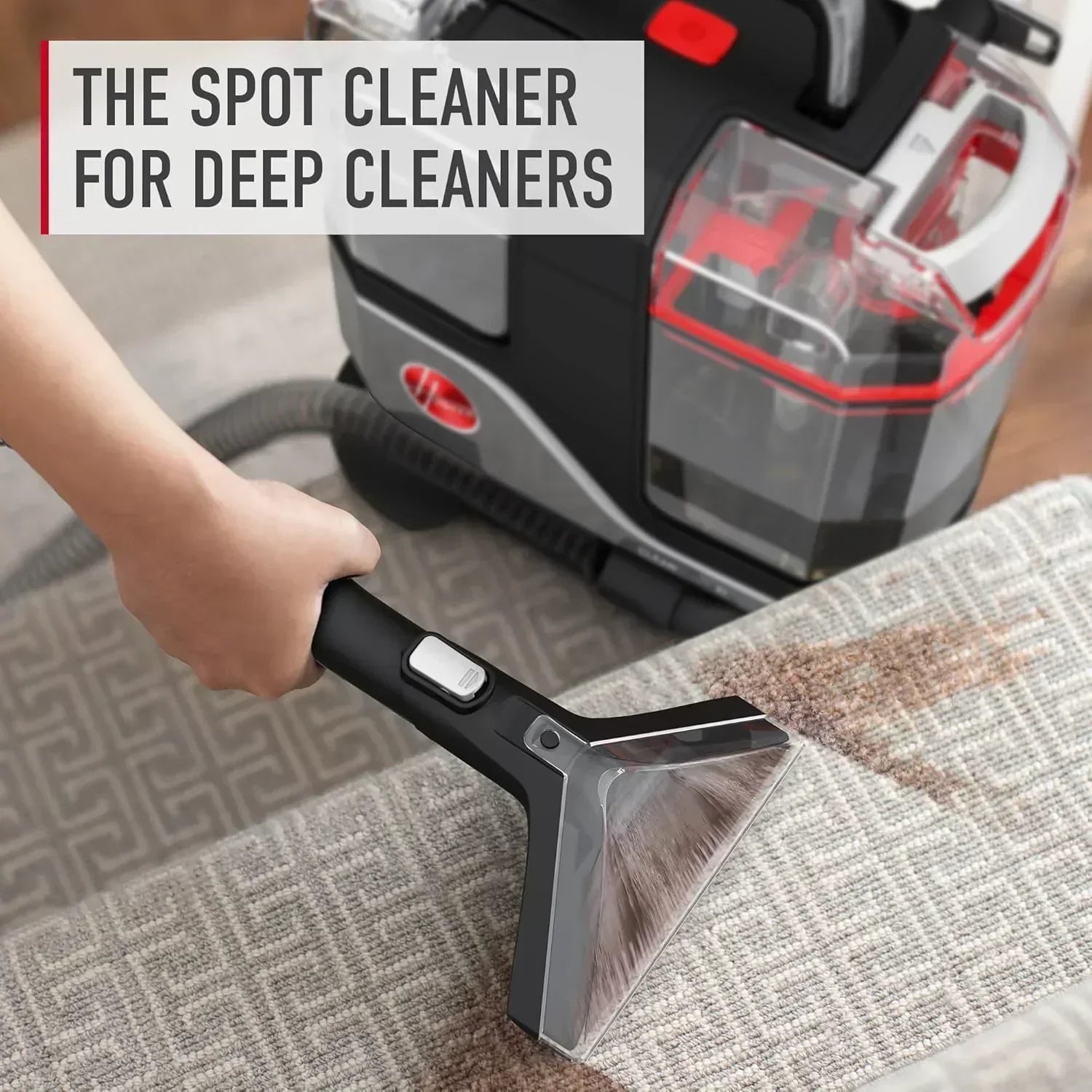 Hoover CleanSlate Plus Portable Carpet Upholstery Spot Cleaner with Powerful Suction