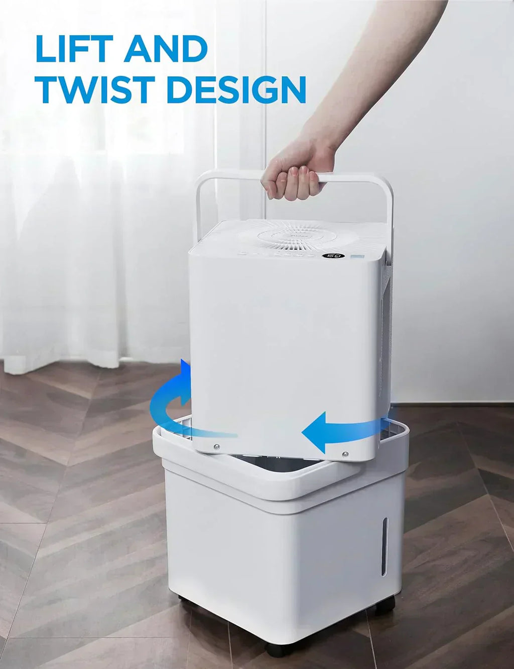 Midea Cube 35 Pint Dehumidifier for Basement and Rooms at Home for up to 3,500 Sq. Ft.