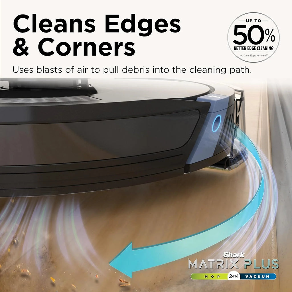 AI Robot Vacuum with XL HEPA Self-Empty Base, Bagless, 60-Day Capacity, LIDAR Navigation, Perfect for Pet Hair, Compatible with Alexa, Wi-Fi Connected, Carpet & Hard Floor, Black