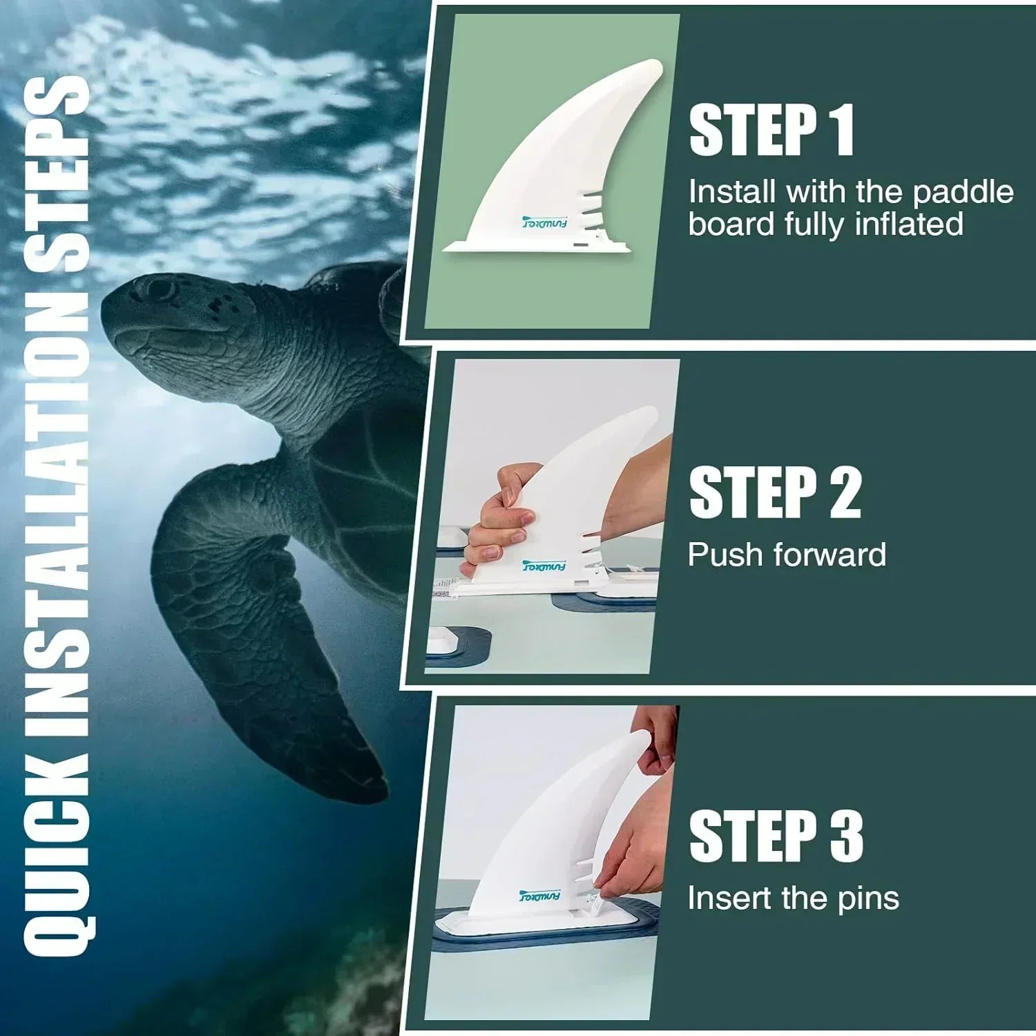 FunWater Inflatable Stand Up Paddle Board Premium SUP Paddle Accessories EVA Deck