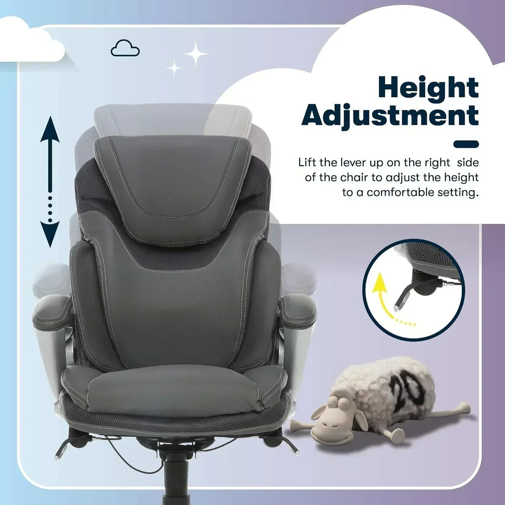 Executive office chair ergonomic computer desk and chair