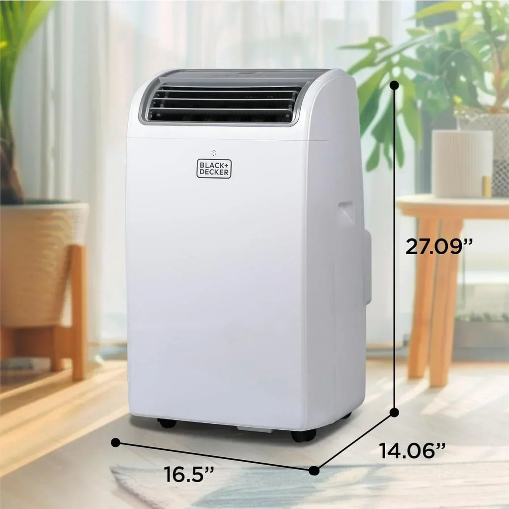 BLACK+DECKER 10,000 BTU Portable Air Conditioner for Rooms up to 450 Sq with Remote Control