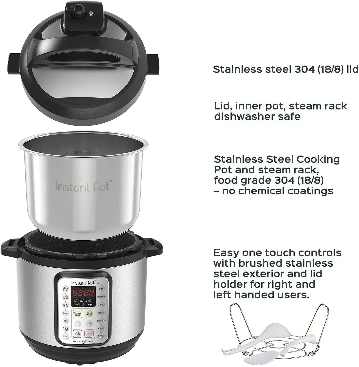 9-in-1 Multicooker Pressure Cooker Slow Cook Rice Maker Steamer Saut�� Yogurt Warmer Sterilizer