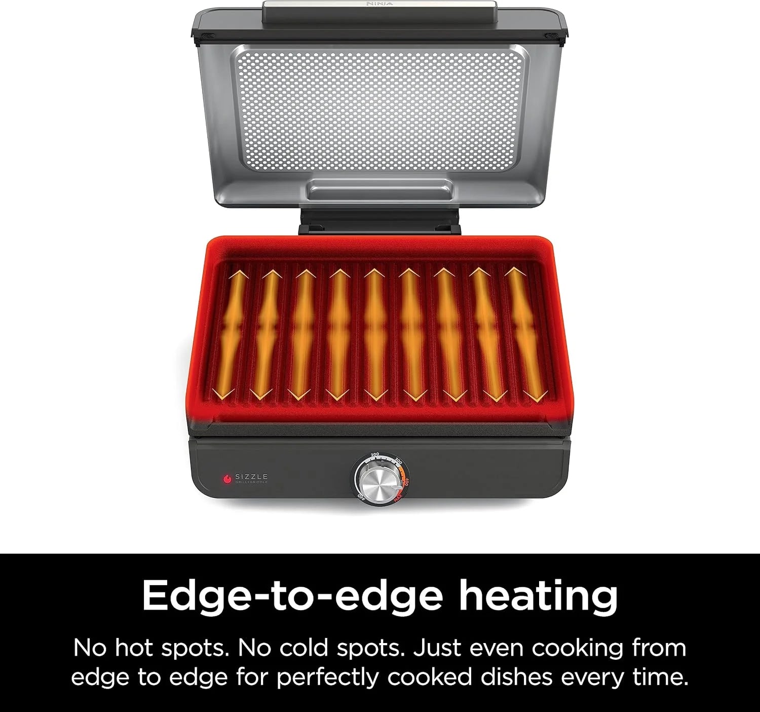 Griddle and Indoor Grill 14�?Electric Grill For Steak Burgers Salmon Veggies Pancake Griddle