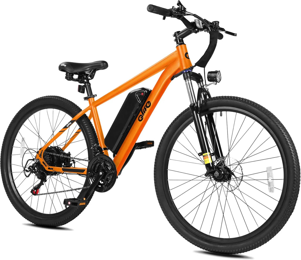 Qlife Racer Electric Bike for Adults - 21-Speed Mountain Lightweight Ebike