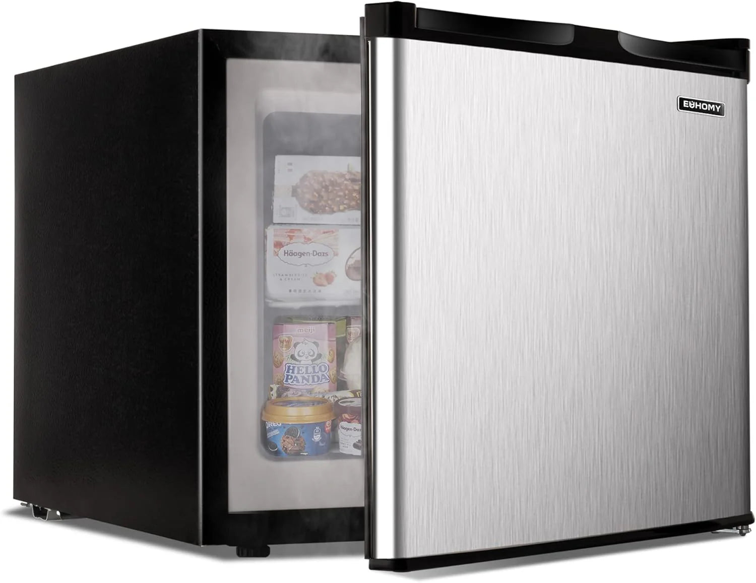 Upright freezer, 3.0Cubic Feet, Single Door Compact Mini Freezer with Reversible Door Small freezer for Home/Dorms/Apartment/Office
