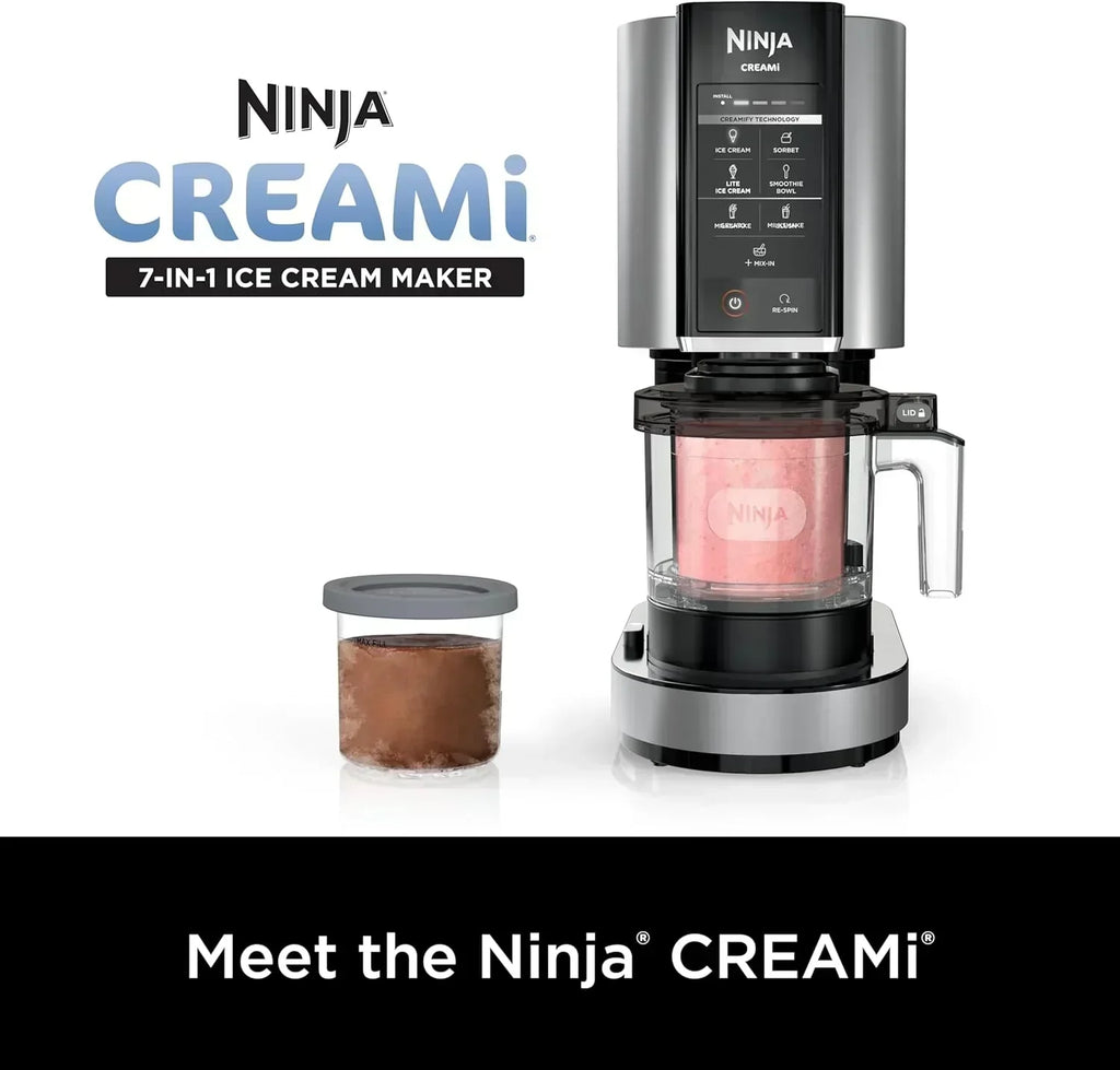 Ninja NC301 CREAMi Ice Cream Maker for Gelato Mix-ins Milkshakes Sorbet Smoothie Bowls More