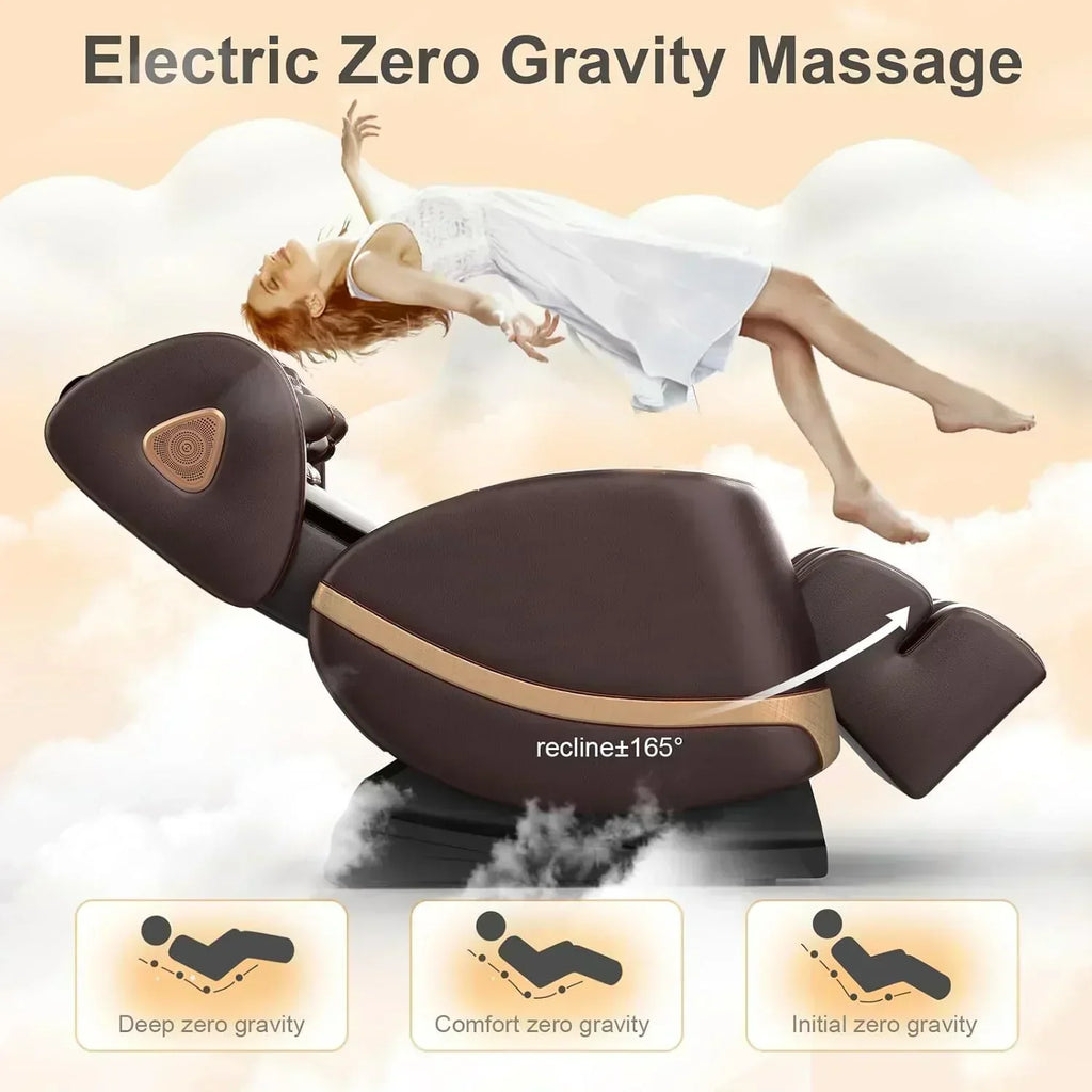 2025 Massage Chair Full Body Zero Gravity Massage Chair with 10 Fix Rollers Heating