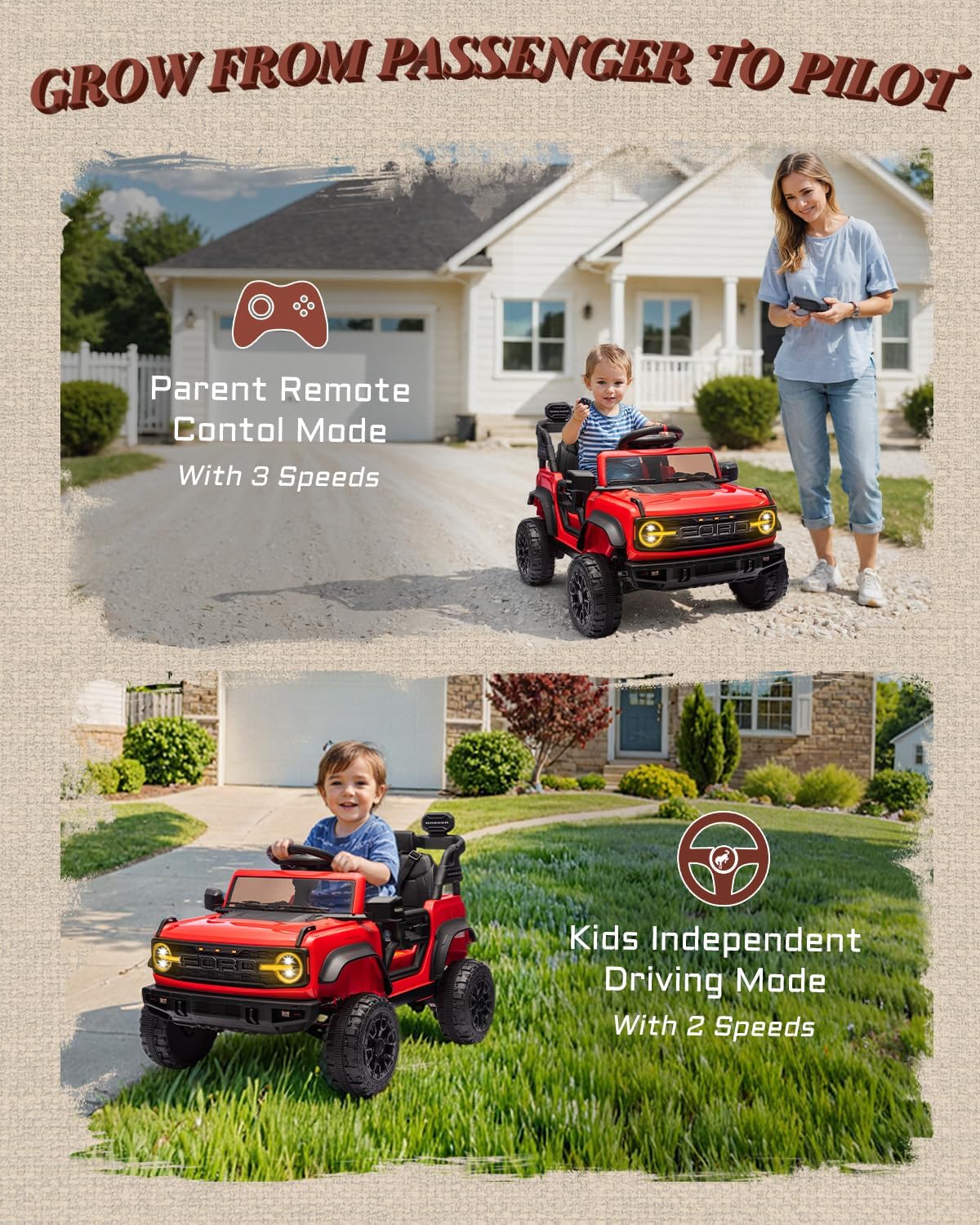 Kids Pink Ride-On Truck Battery Powered Electric Toy Car