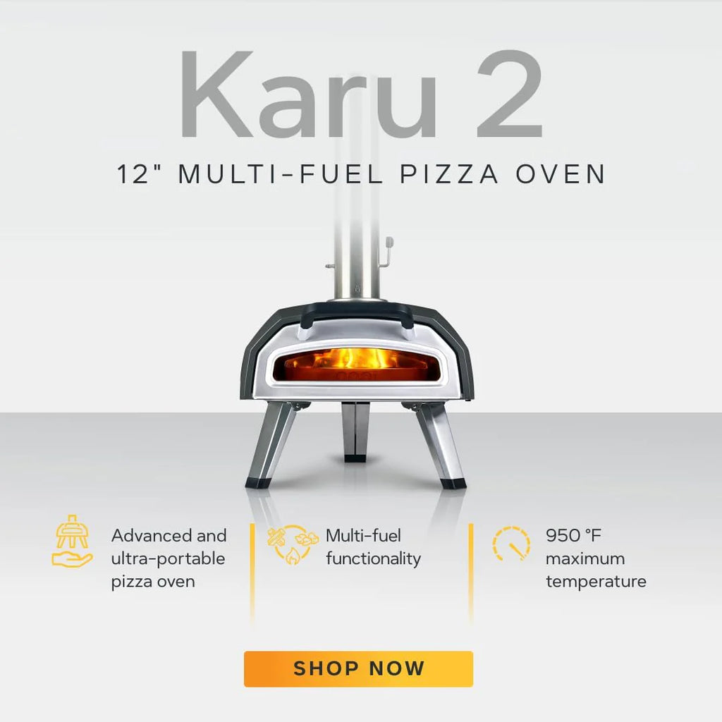 Ooni Karu 12 Multi-Fuel Outdoor Pizza Oven 12 Inch Pizzas in 60 Seconds Portable Wood