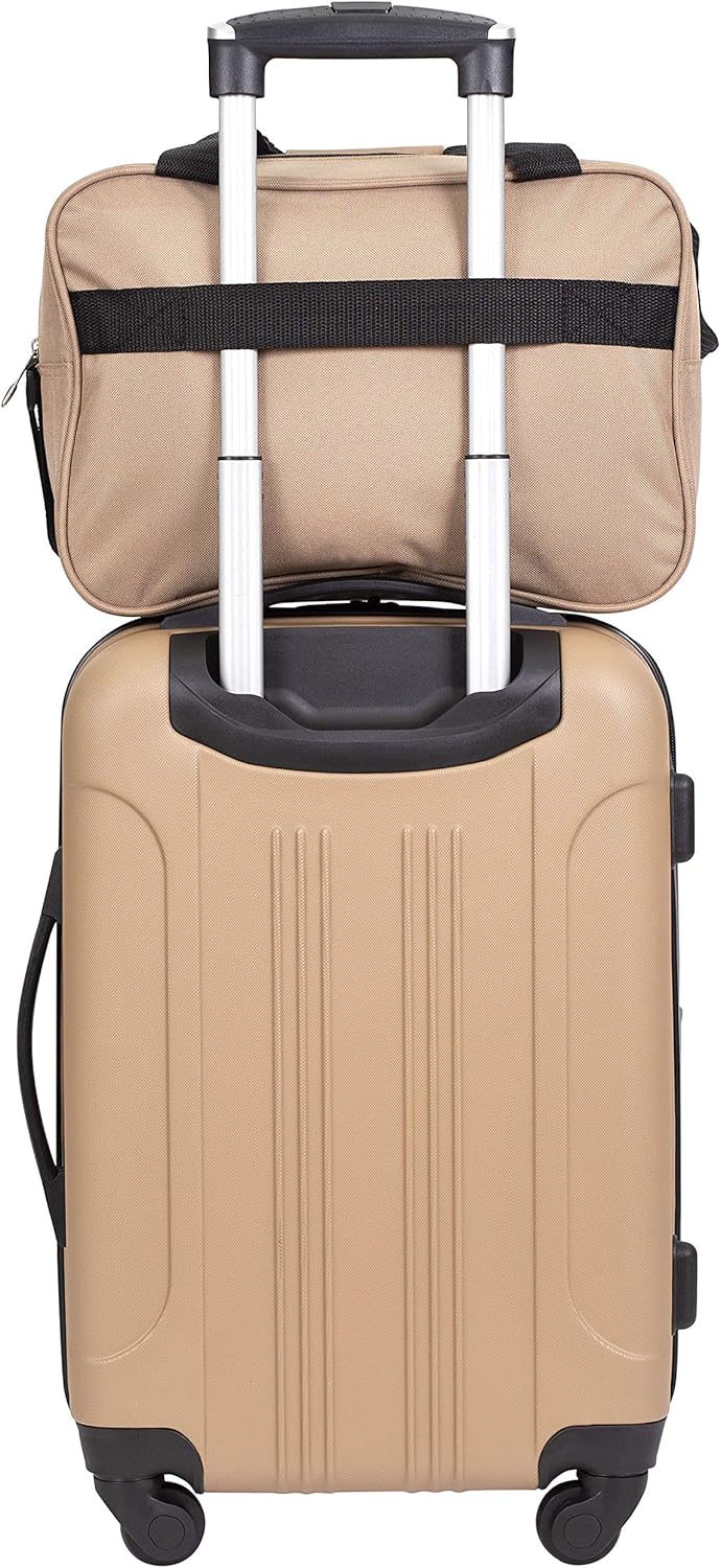 Hardside Travel Luggage Lilac Set of 4