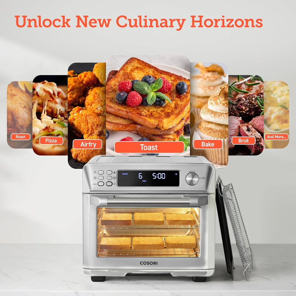 COSORI Smart 12-in-1 Air Fryer Toaster Oven Combo Airfryer Convection Oven Countertop