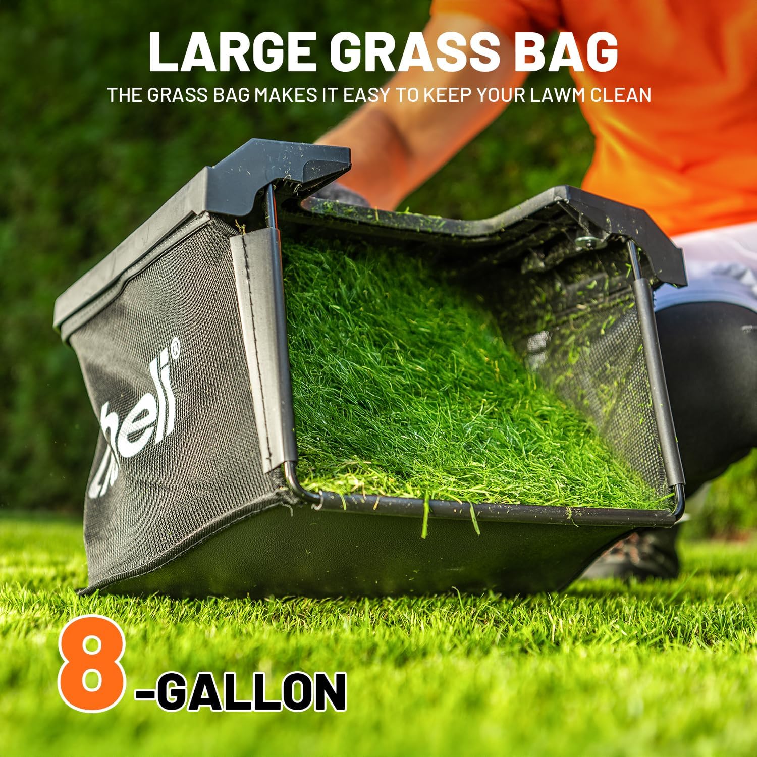 Litheli Cordless Lawn Mower 13 Inch, U20 Handy+ 20V Electric Lawn Mowers for Garden