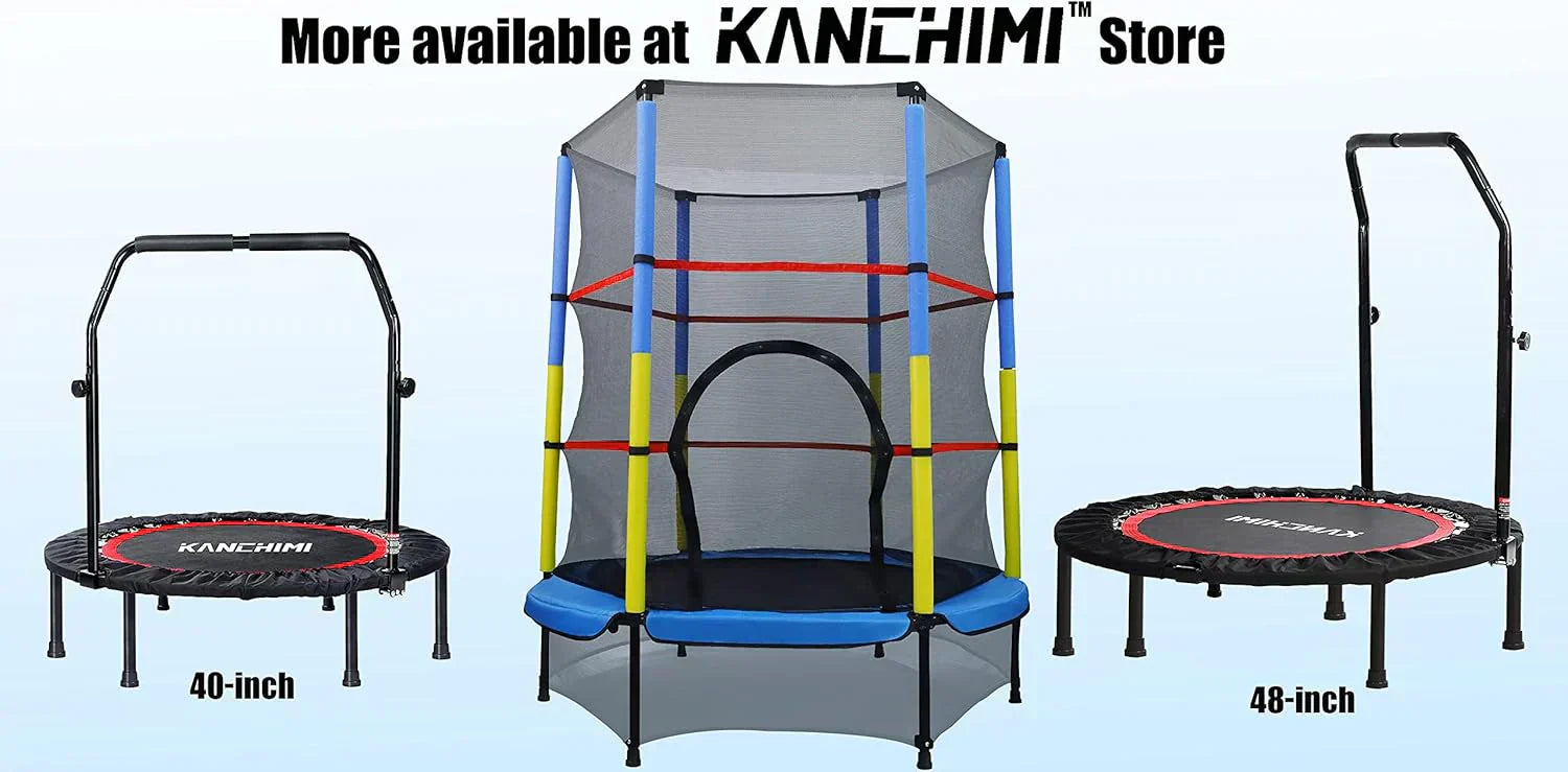 Kanchimi 40 48 Folding Mini Fitness Indoor Exercise Workout Rebounder Trampoline