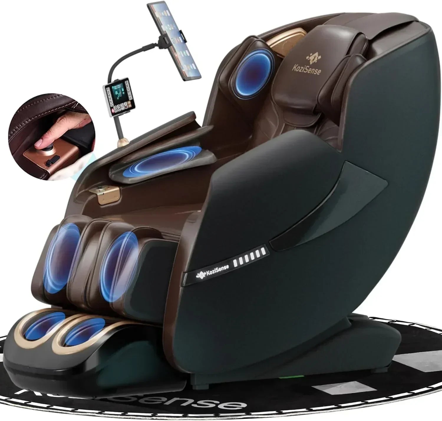 2025 Massage Chair Full Body Zero Gravity SL-Track Shiatsu Massage Recliner Chair with Heat
