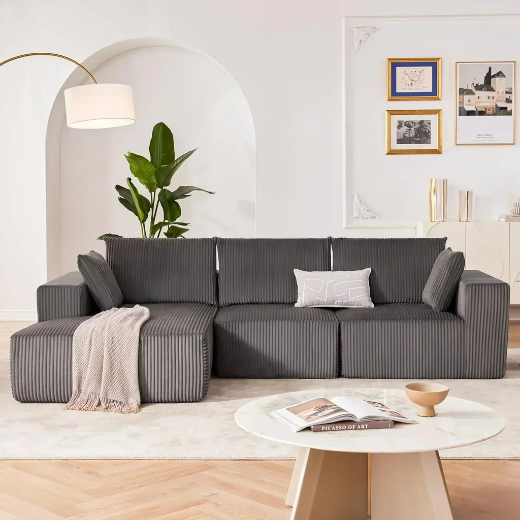 108 inch sectional sofa cloud sectional sofa with deep seat modern sectional L shaped sofa