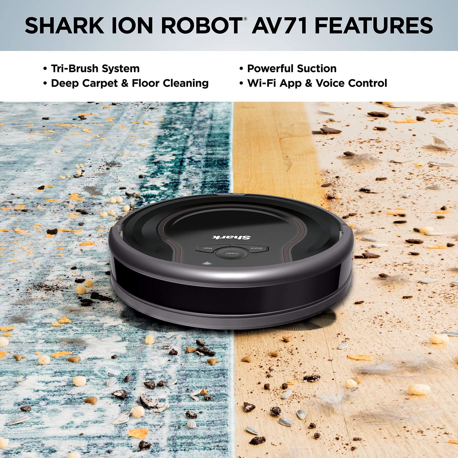 AI Robot Vacuum with XL HEPA Self-Empty Base Bagless 60-Day Capacity LIDAR Navigation