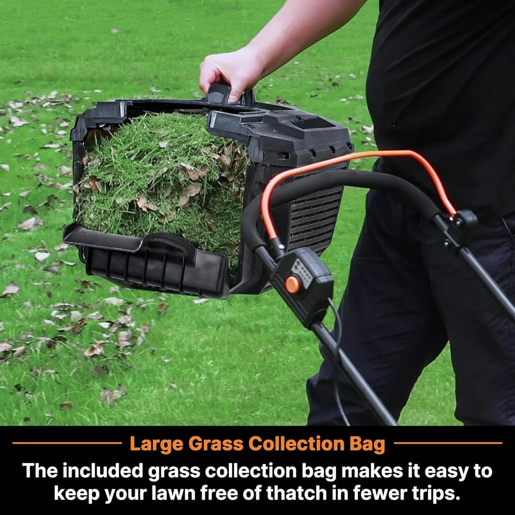LawnMaster CLM2413A Cordless 13-Inch Lawn Mower 24V Max with 2X4.0Ah Battery and Charger