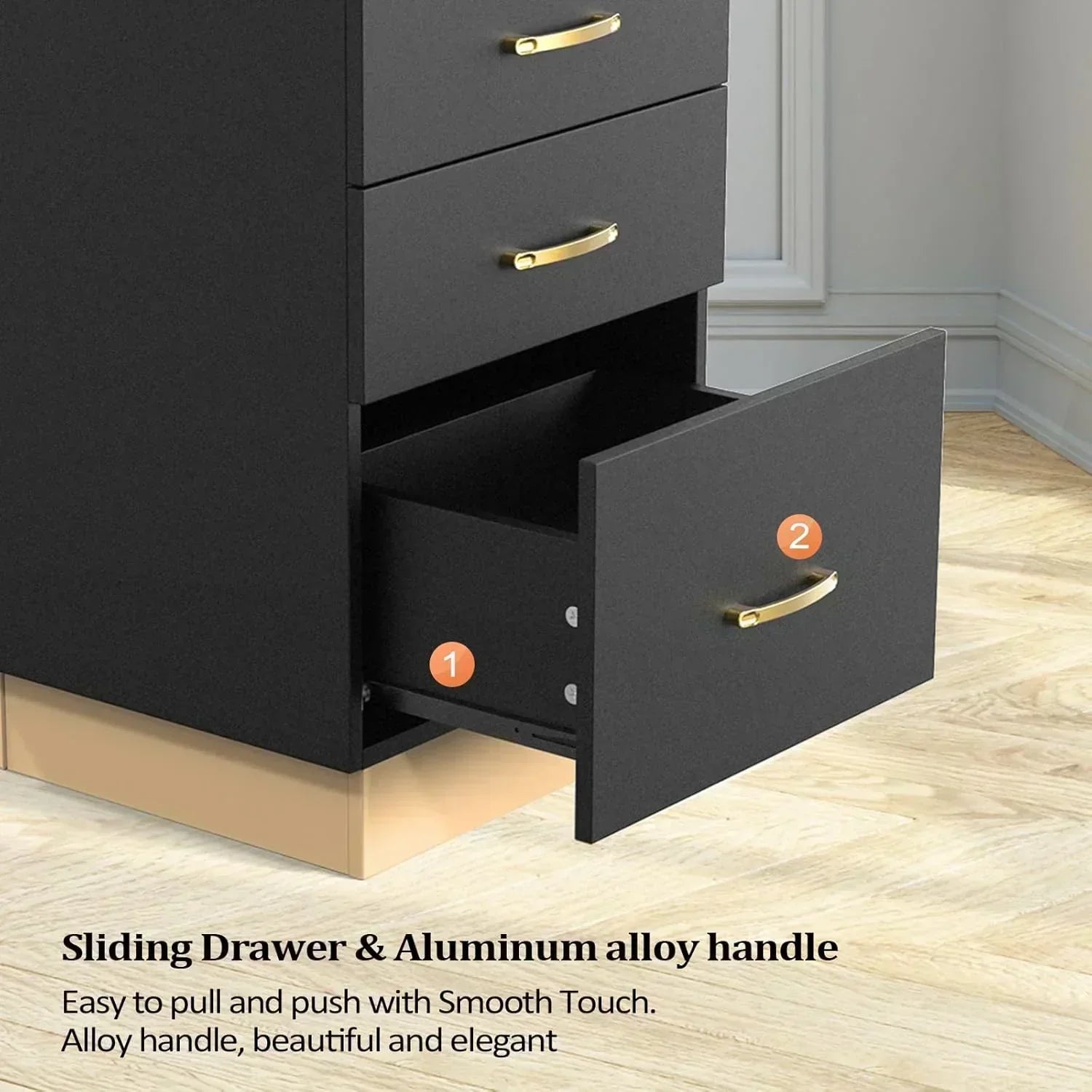 OmySalon Salon Storage Station Barber Stations Beauty Salon Spa Equipment with 3 Drawers