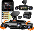 360�� Dash Cam 4-Channel FHD 4*1080P Wi-Fi GPS Voice Control Car Camera Front 2K+1080P