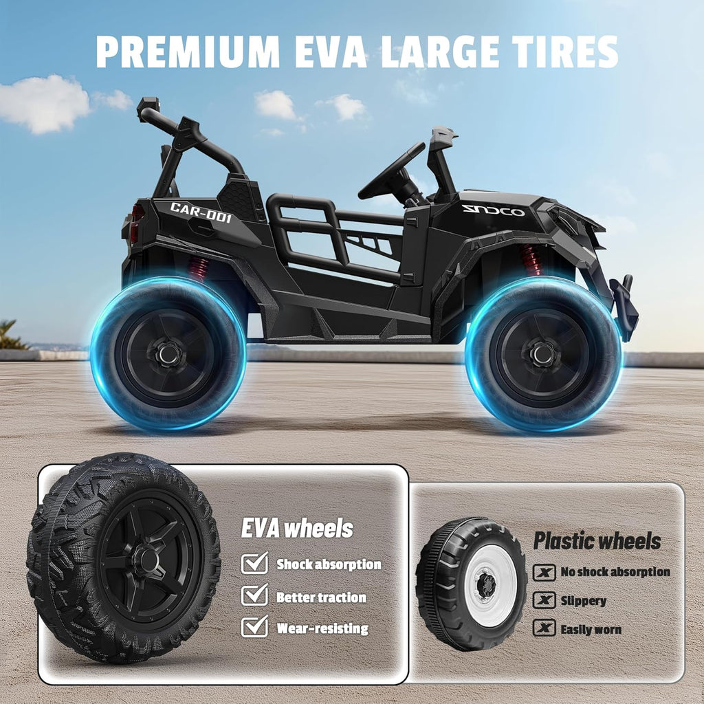 Pink all-terrain car travel electric toy truck