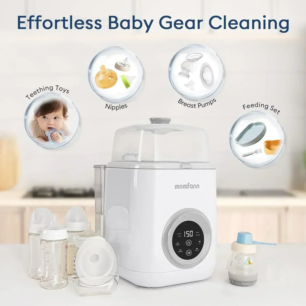 Baby Bottle Washer-19 Min Rapid Wash Sterilizer and Dryer All-in-One Cleaner Bottles Pump Parts