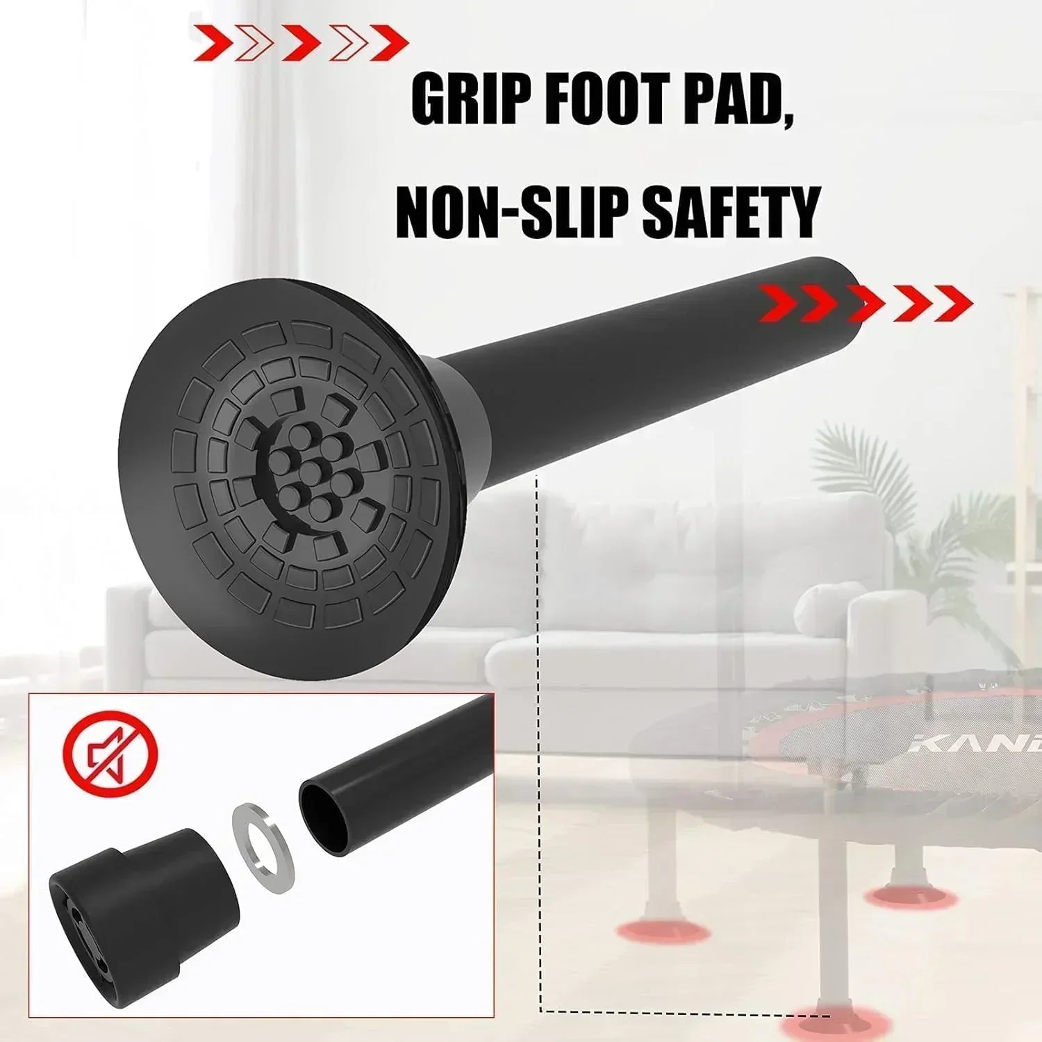 Kanchimi 40 48 Folding Mini Fitness Indoor Exercise Workout Rebounder Trampoline