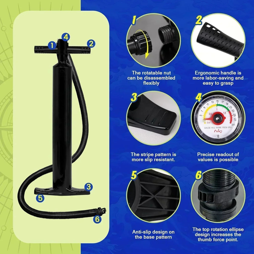 FunWater Inflatable Stand Up Paddle Board Premium SUP Paddle Accessories EVA Deck
