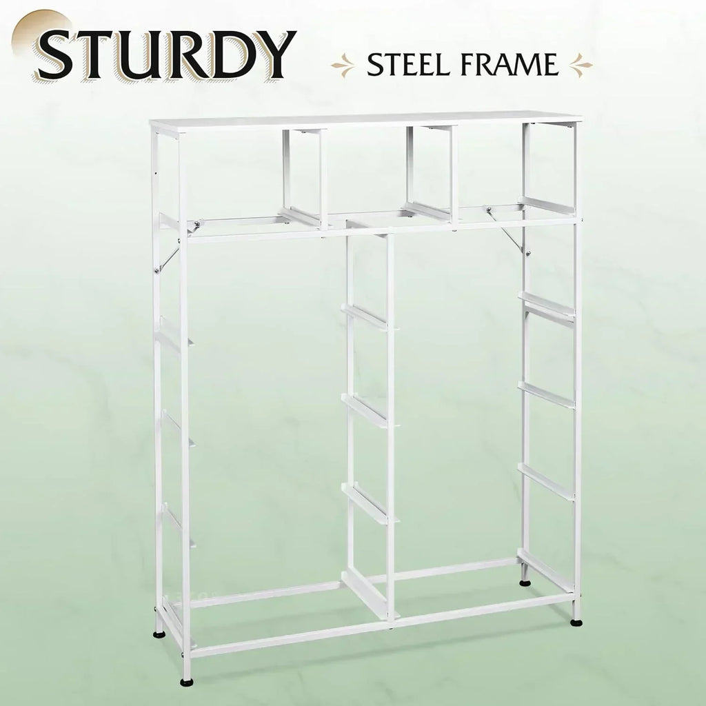Storage Organizer Unit 11 Fabric Bins Storage Drawers Organizer Steel Frame Tall Storage Tower
