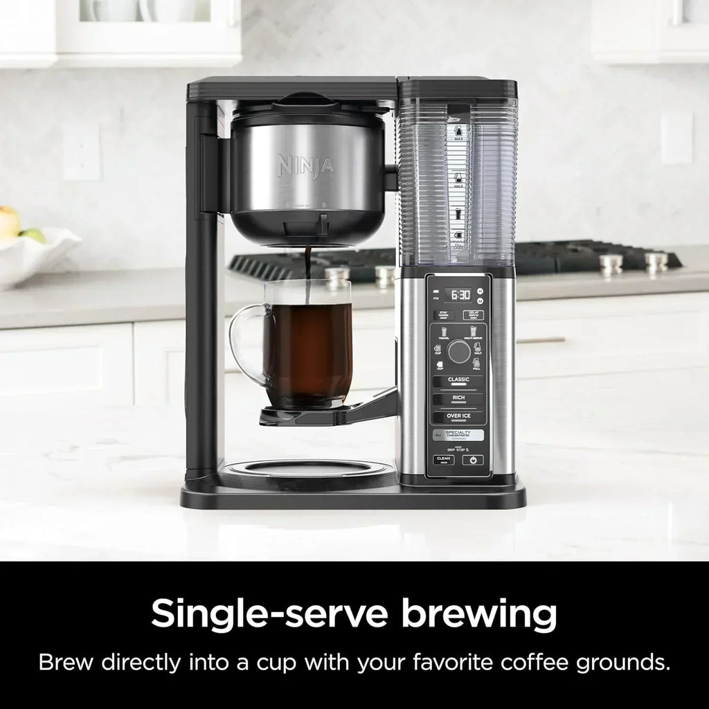 Extra Large Hot and Iced Coffee Maker with Fast Cold Brew 4 Brewing Methods 8 Sizes