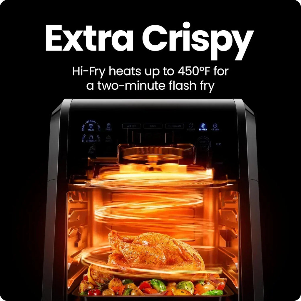 CHEFMAN ExacTemp 12-Quart Air Fryer with Integrated Smart Cooking Thermometer