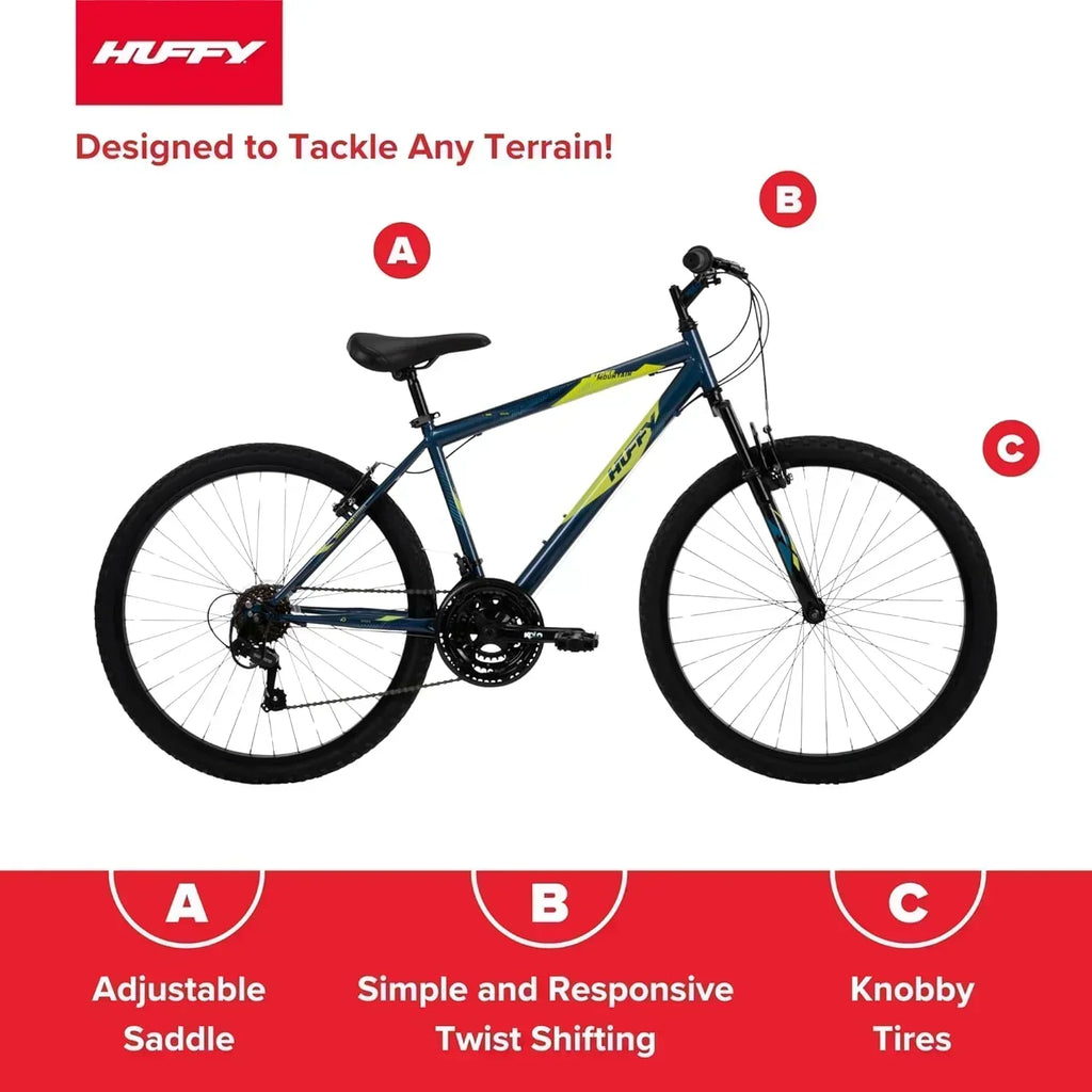 Huffy Stone Mountain Hardtail Mountain Bike for Boys/Girls/Men/Women 20/24/26 Sizes