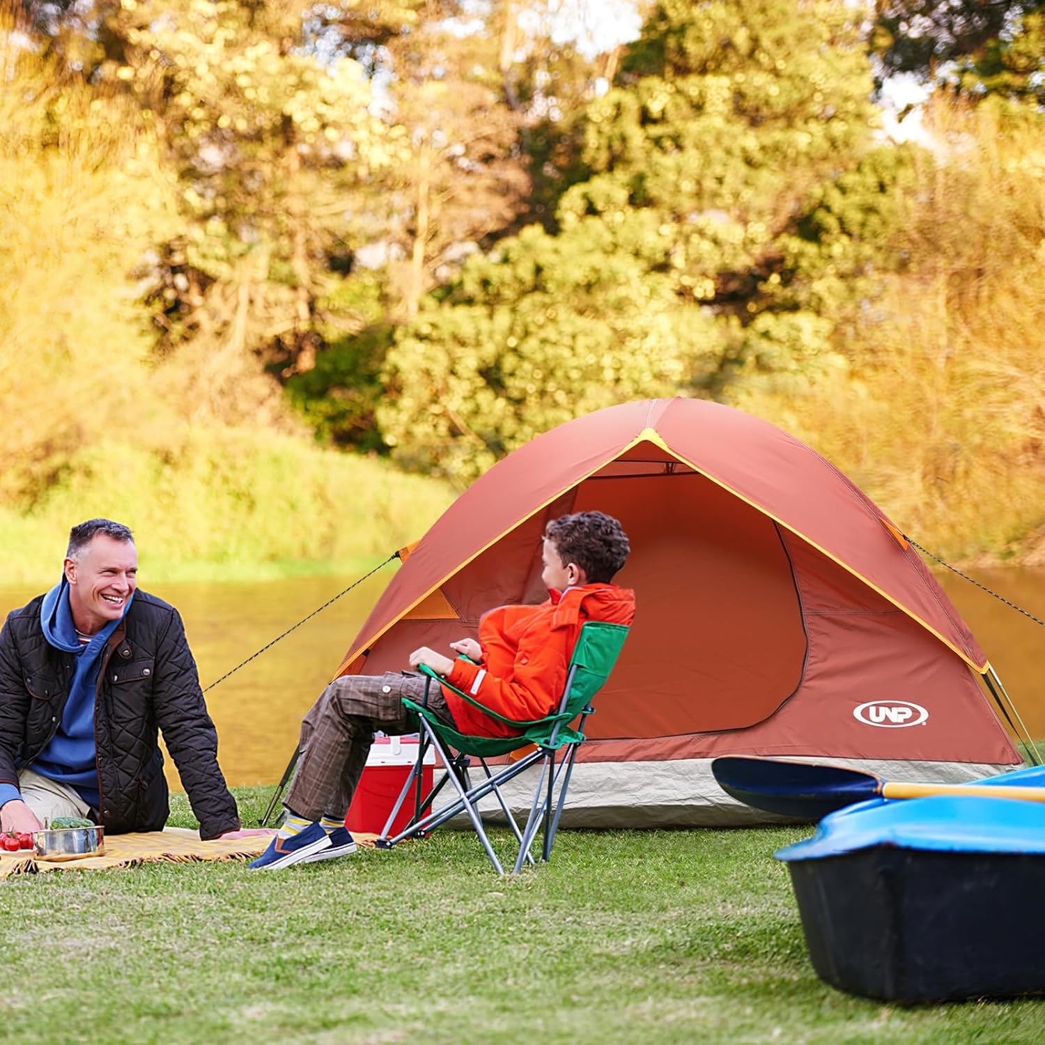 Camping Tent 2/3/4/6 Person Dome Tent Portable Camping Tent Outdoor and Backpacking Beach