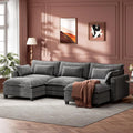Marsail Modular Sectional Sofa 110.6 U-Shaped Modern Comfy Cloud Couch