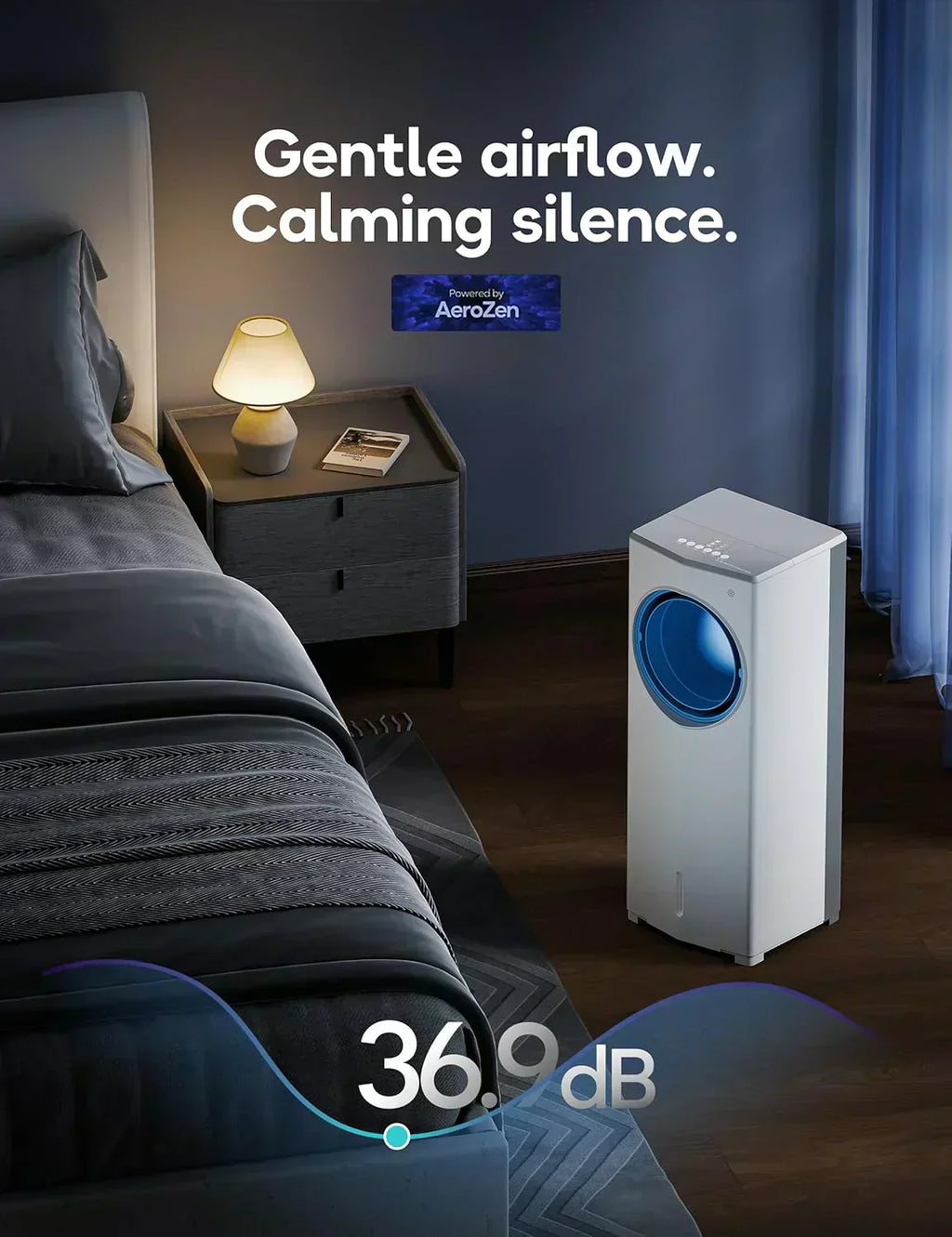 Windowless Portable Air Conditioner 26.3 Small Evaporative Air Cooler for Room No Window