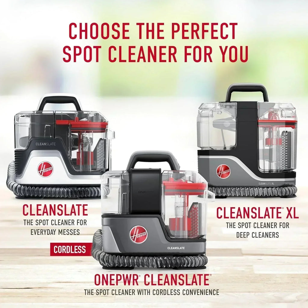 Hoover CleanSlate Plus Portable Carpet Upholstery Spot Cleaner with Powerful Suction