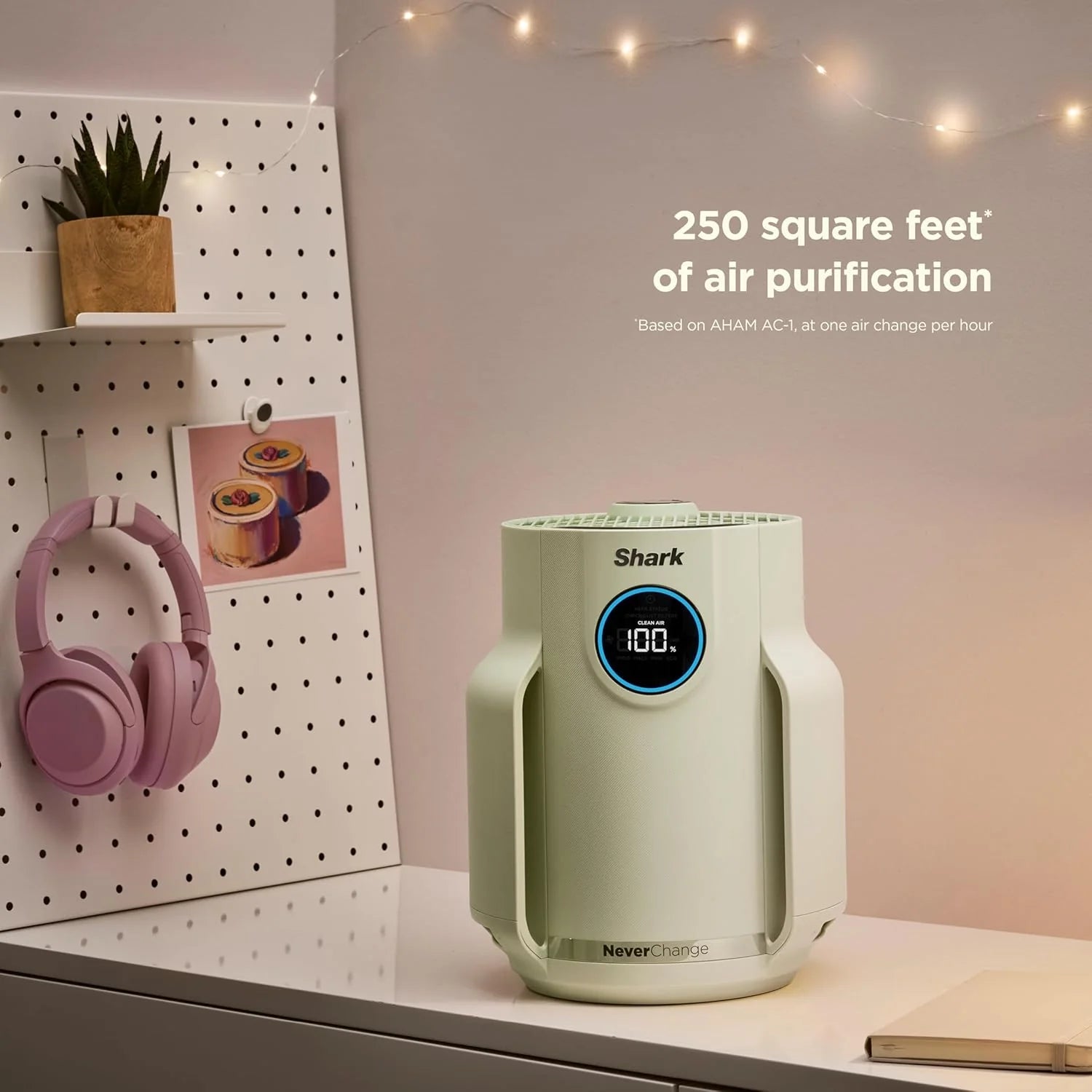 Air Purifier Compact Pro with Long-lasting HEPA Exceeding Filtration, For Pet Dander, Dust, Smoke, Allergens, Up to 250 sq. ft.