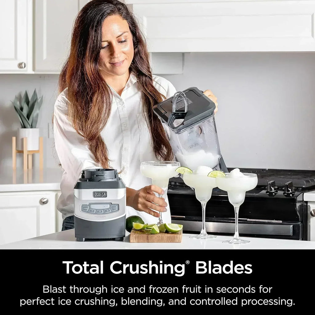 Ninja BL660 Professional Compact Smoothie and Food Processor Blender 1100W 3 Functions