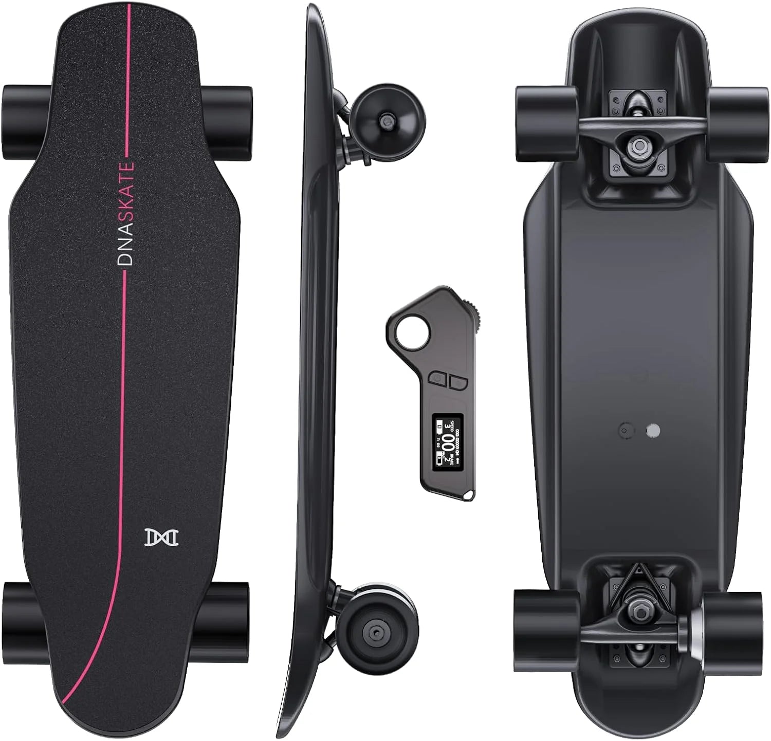DNASKATE M8 Electric Skateboard with Remote 15/22 Mph Top Speed 9/15/Miles Range
