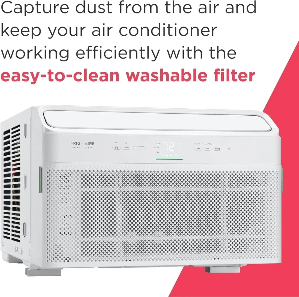 Frigidaire GHWQ103WC1 Inverter Quiet Temp Room Air Conditioner 10,000 BTU with Wi-Fi Connected