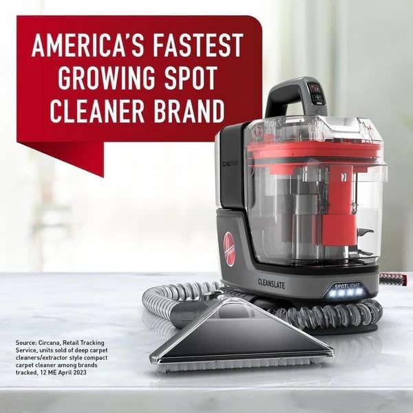 Hoover CleanSlate Plus Portable Carpet Upholstery Spot Cleaner with Powerful Suction