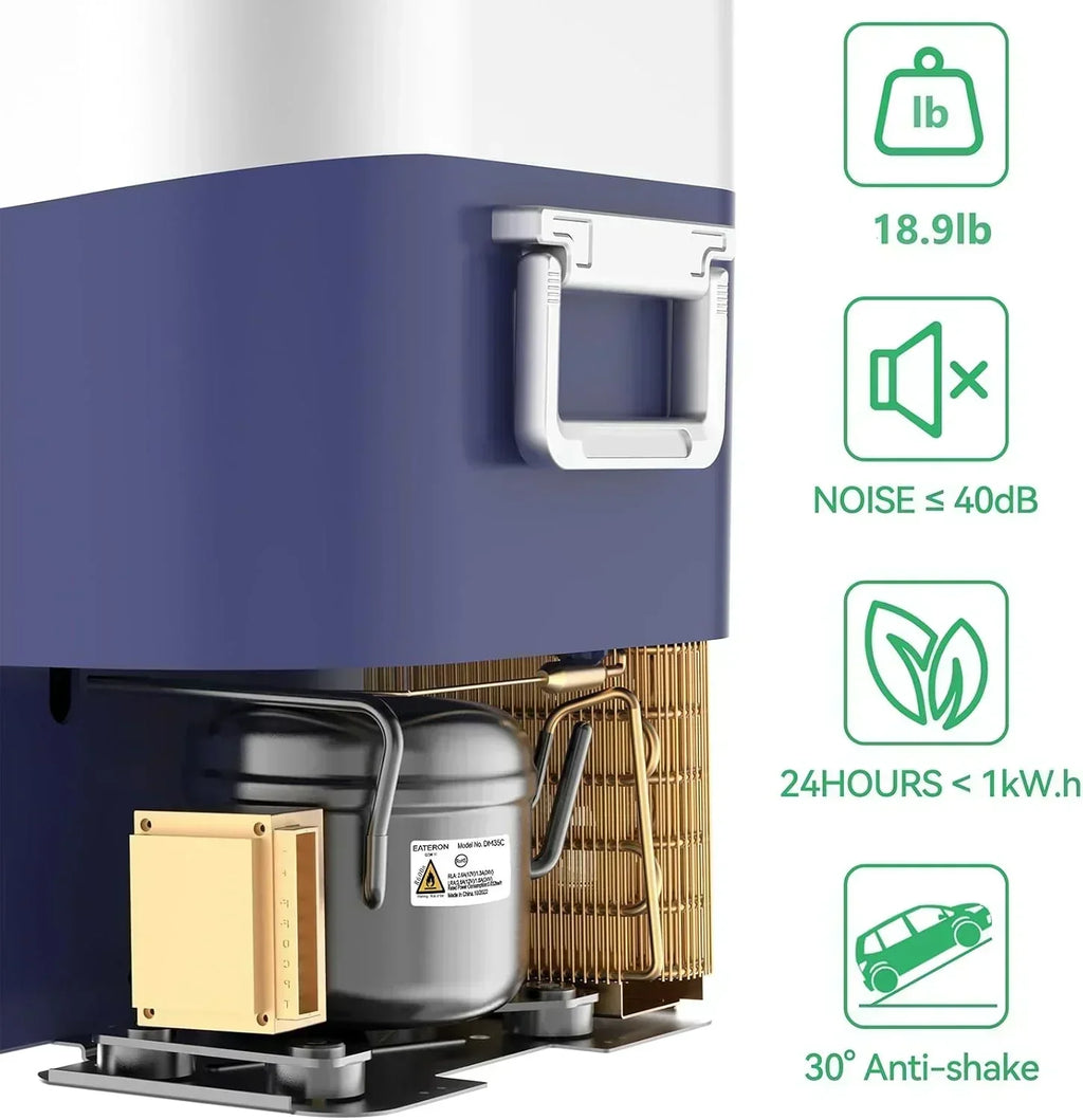 Car Fridge Portable 12 Volt Refrigerator 23 Quart (22 Liter) Freezer Compressor Cooler 12V/24V