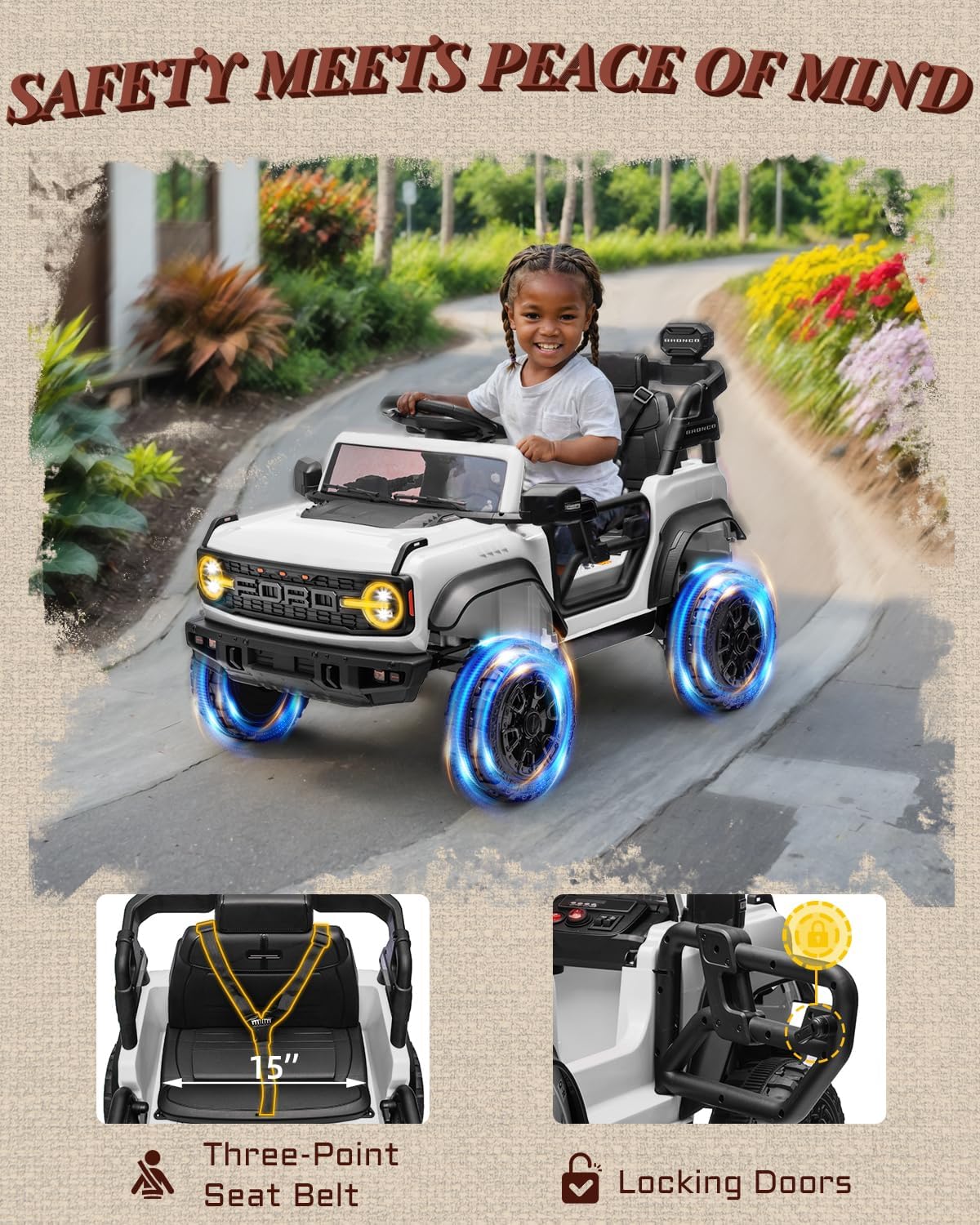 Kids Pink Ride-On Truck Battery Powered Electric Toy Car