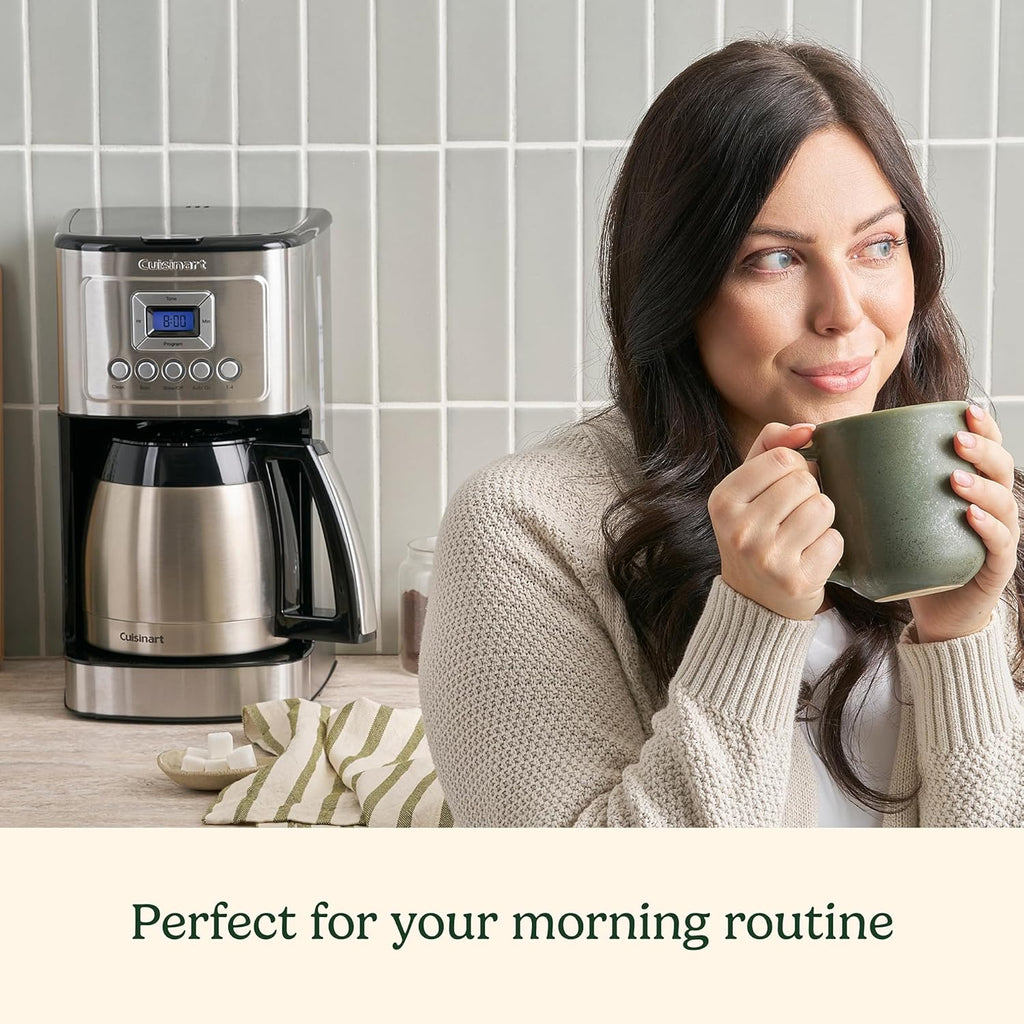 uisinart 12-Cup Coffee Maker, Programmable PerfecTemp Thermal Carafe Coffee Machine with 1-4 Cup Setting, Brew Strength Control and Brew Pause