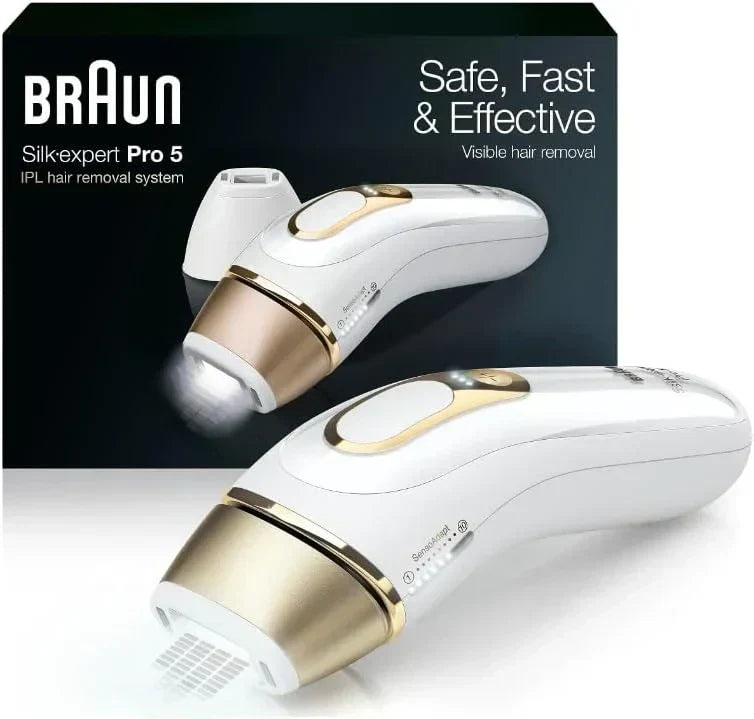 Braun IPL at Home Laser Hair Removal for Women and Men Silk Expert Pro 5 PL5137
