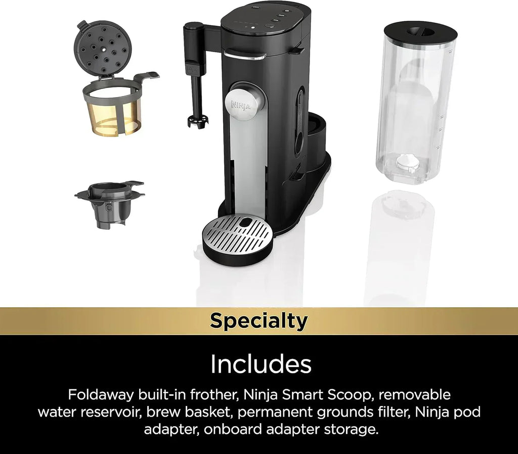Ninja Single Serve Coffee Maker 56 oz Reservoir Stone