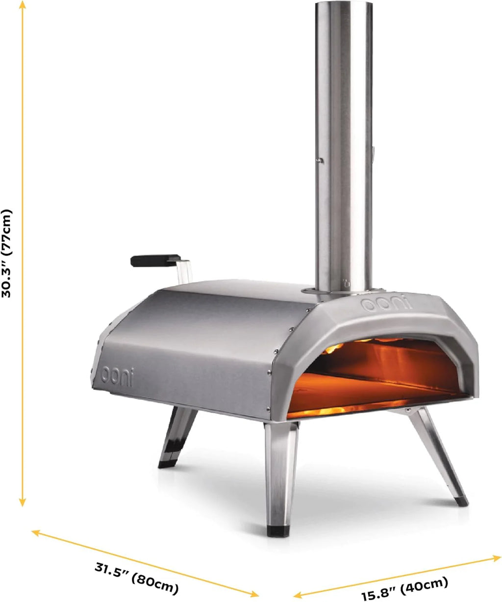 Ooni Karu 12 Multi-Fuel Outdoor Pizza Oven 12 Inch Pizzas in 60 Seconds Portable Wood