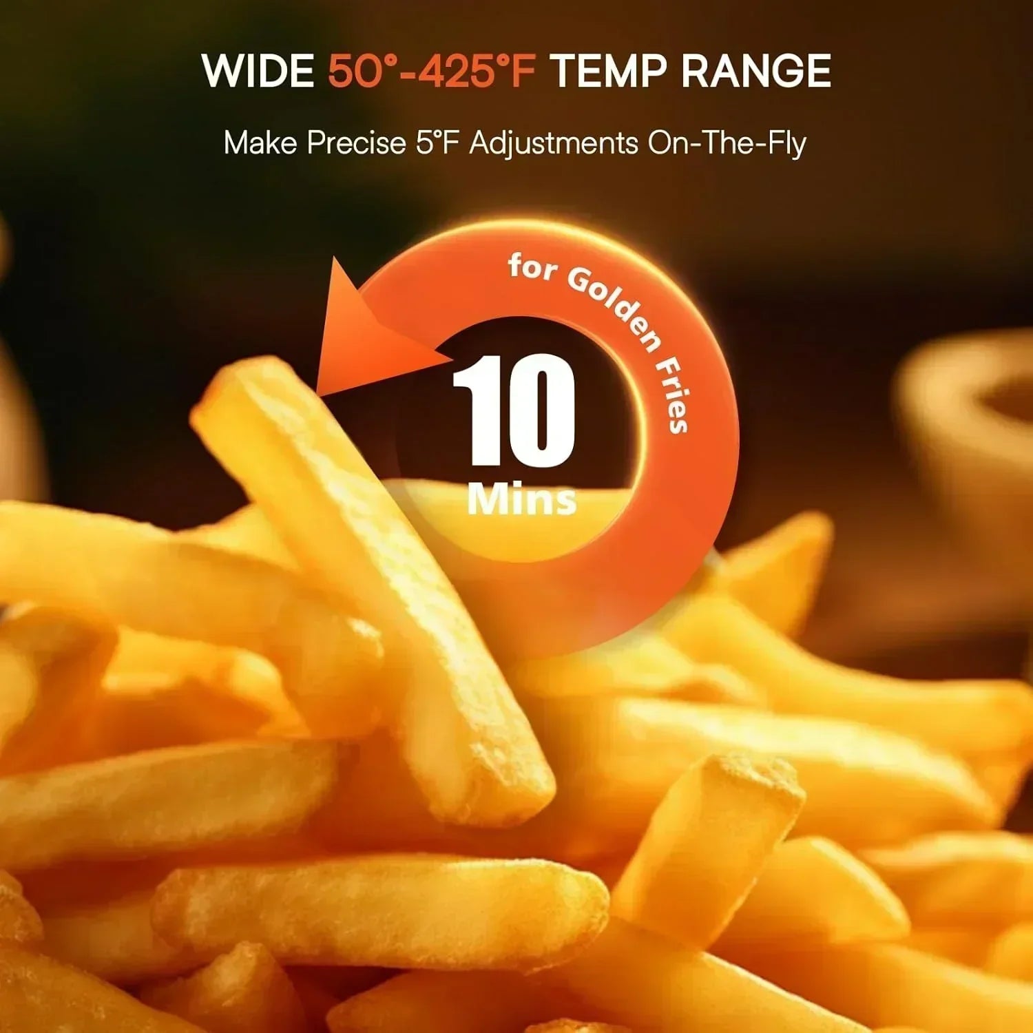 Nuwave Brio 15.5Qt Air Fryer Oven quickly reheats bakes and dehydrates food