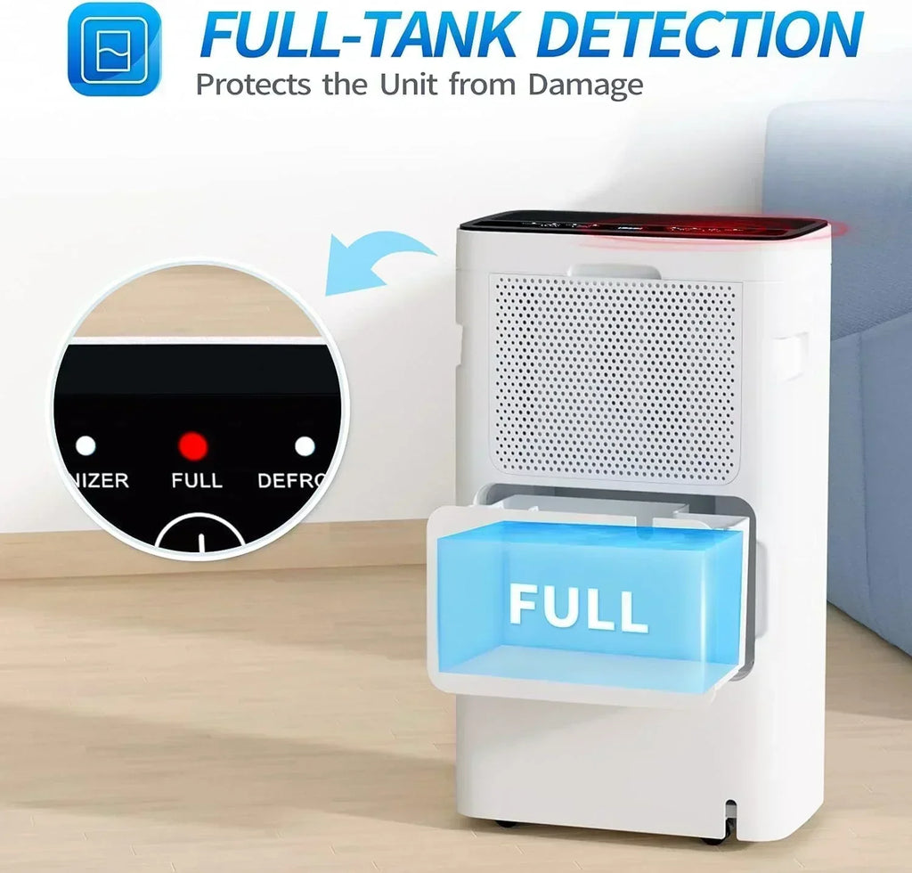 AIRPLUS 1,500 Sq. Ft Dehumidifier for Basement 30 Pints Powerful Dehumidifier for Home Large Rooms